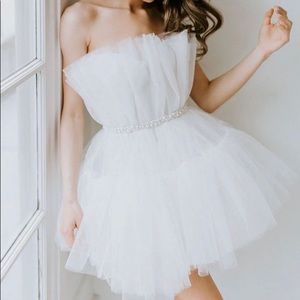 Amanda Judge Untamed Petals Tulle Dress